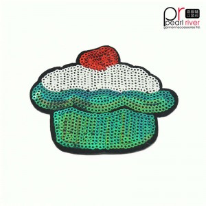 patch di paillettes di cartone animato